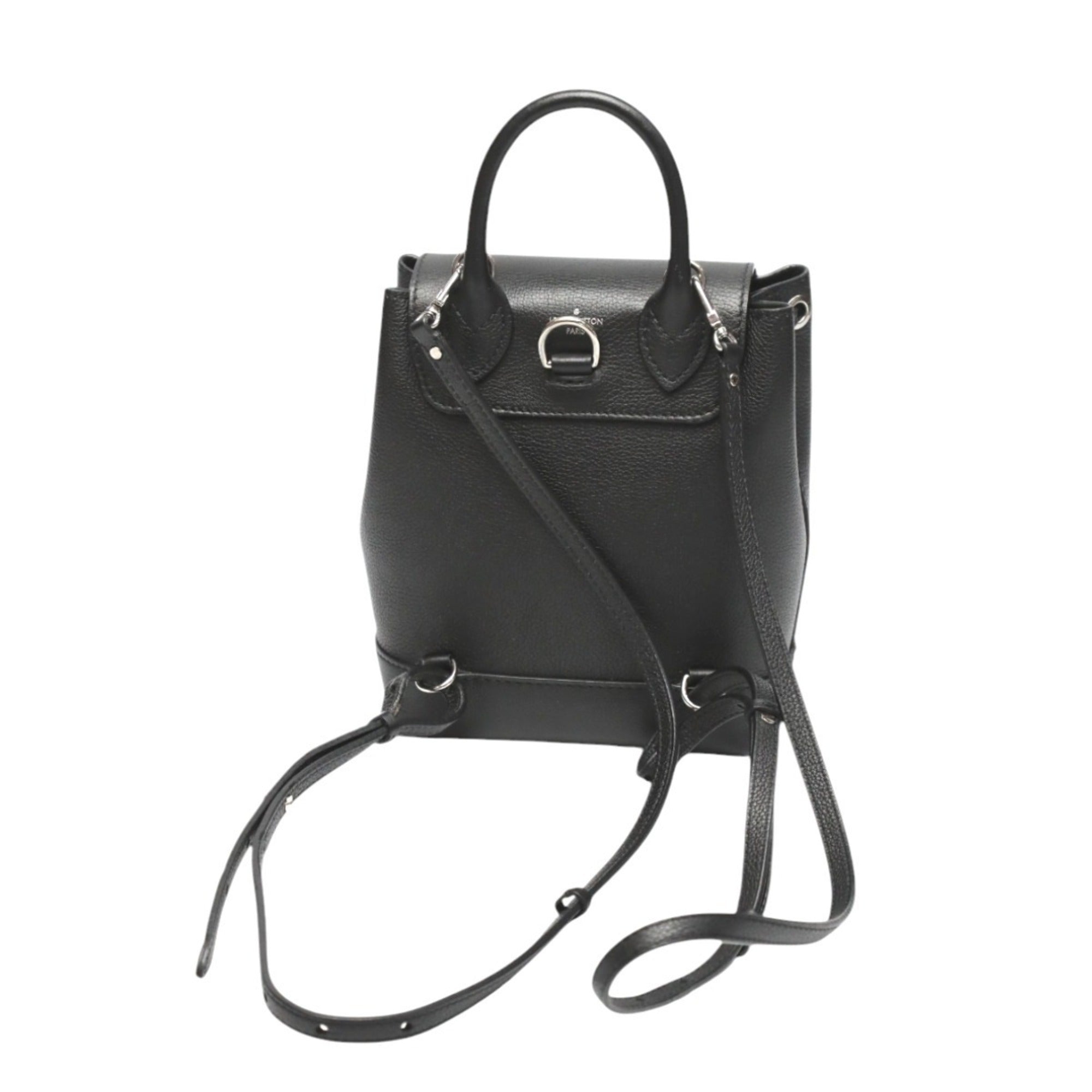 Louis Vuitton Black Noir Leather Backpack