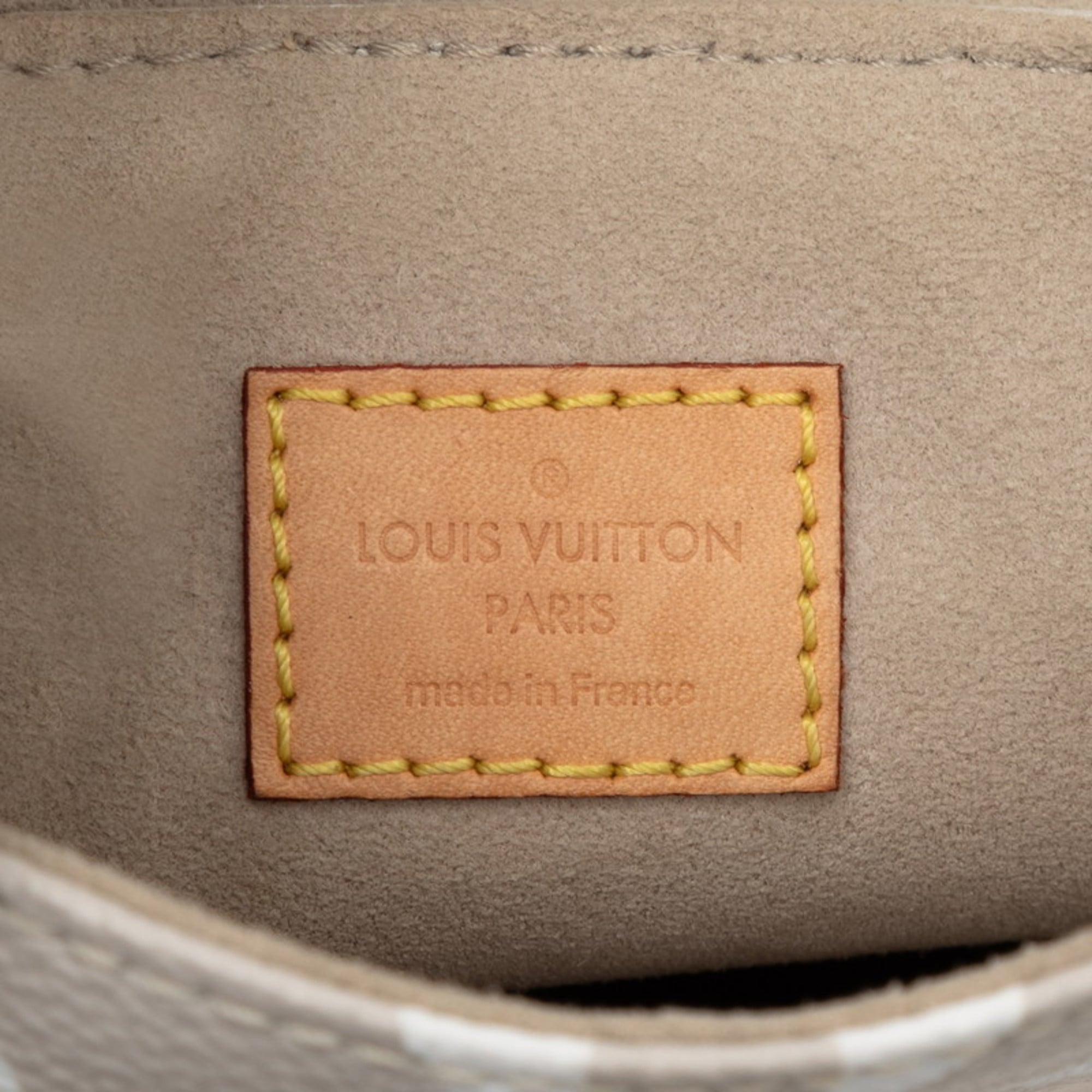 Louis Vuitton Gray Pink Pvc Leather Backpack