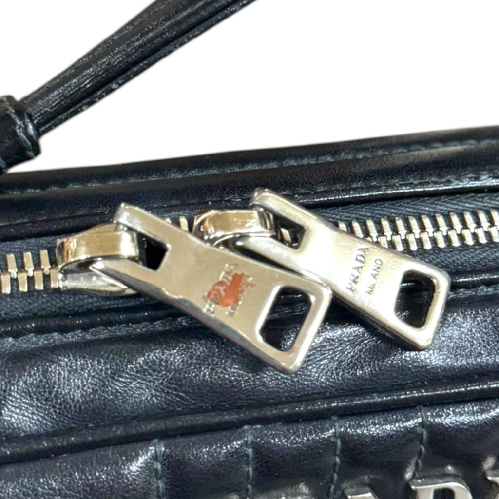 Prada Black Leather Shoulder Bag