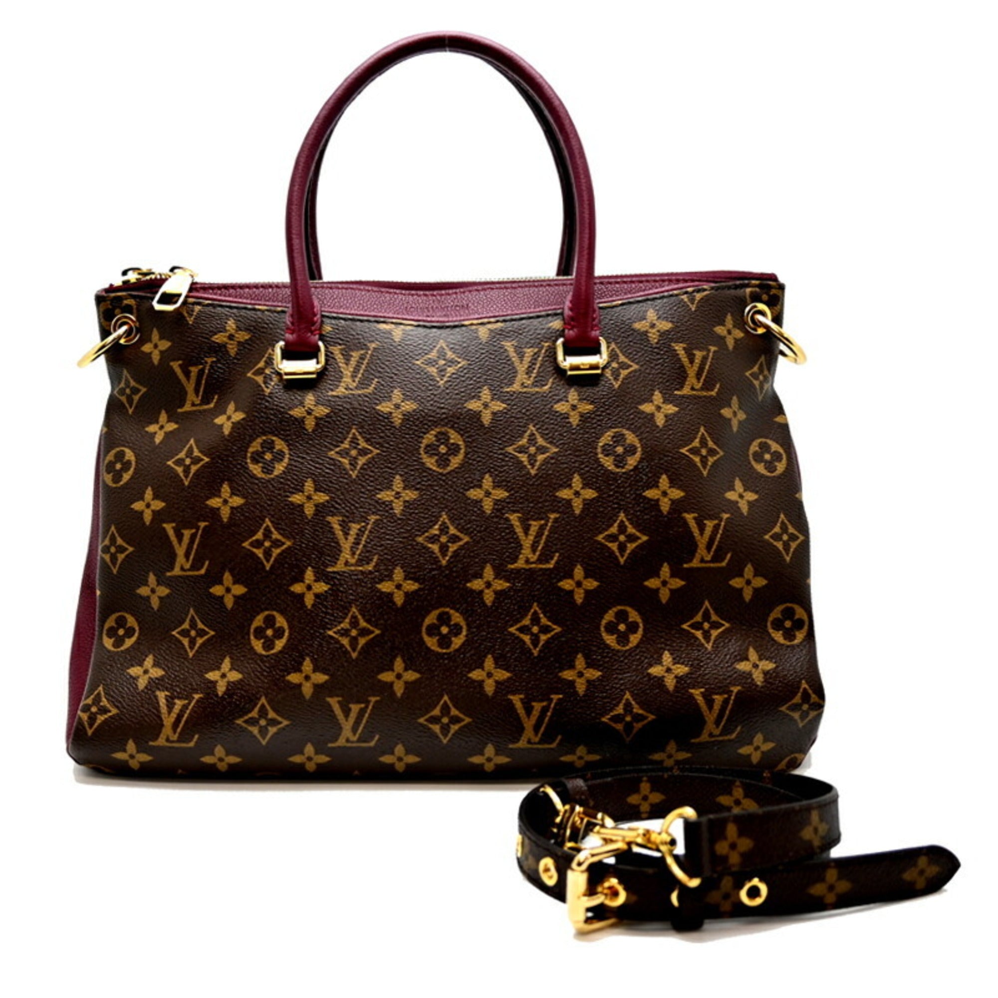 Louis Vuitton Monogram Brown Galle Monogram Purple Monogram Handbag