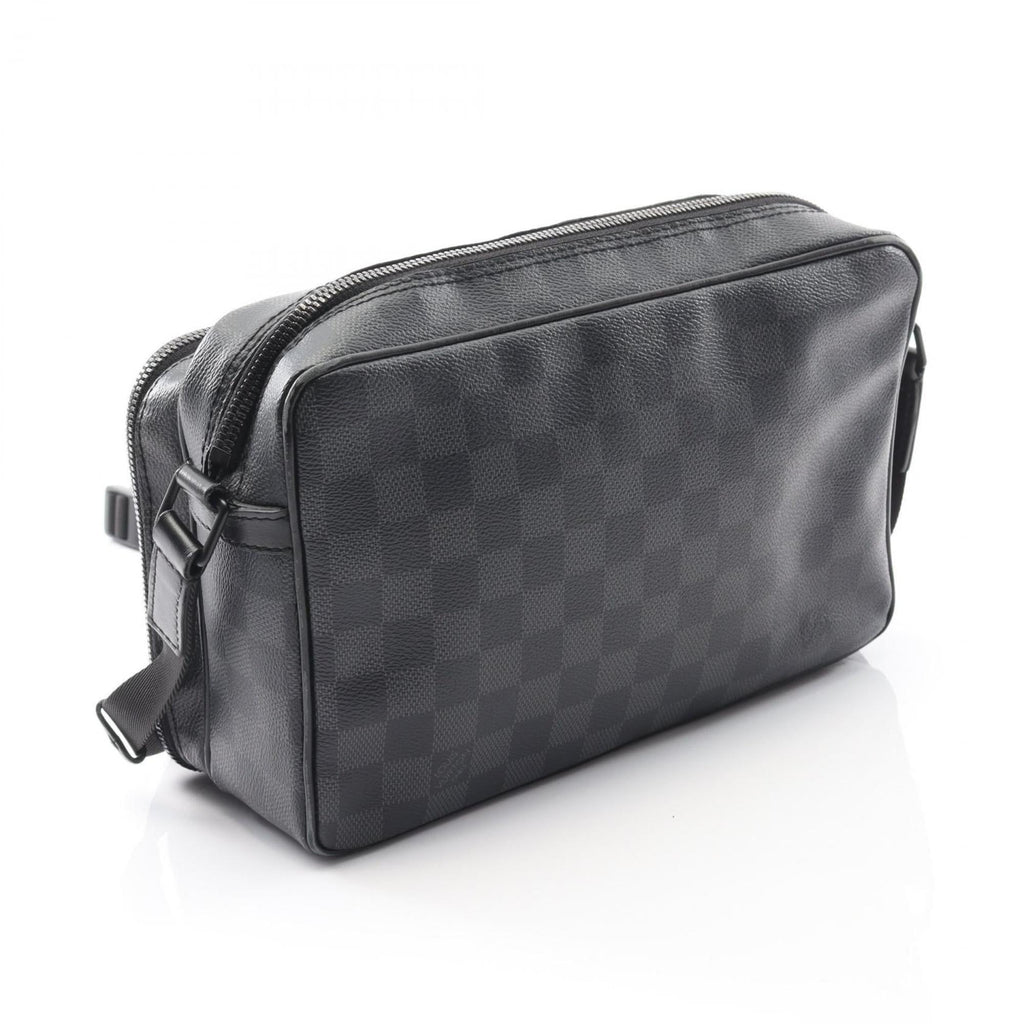 Louis Vuitton Gray Pvc Leather Shoulder Bag