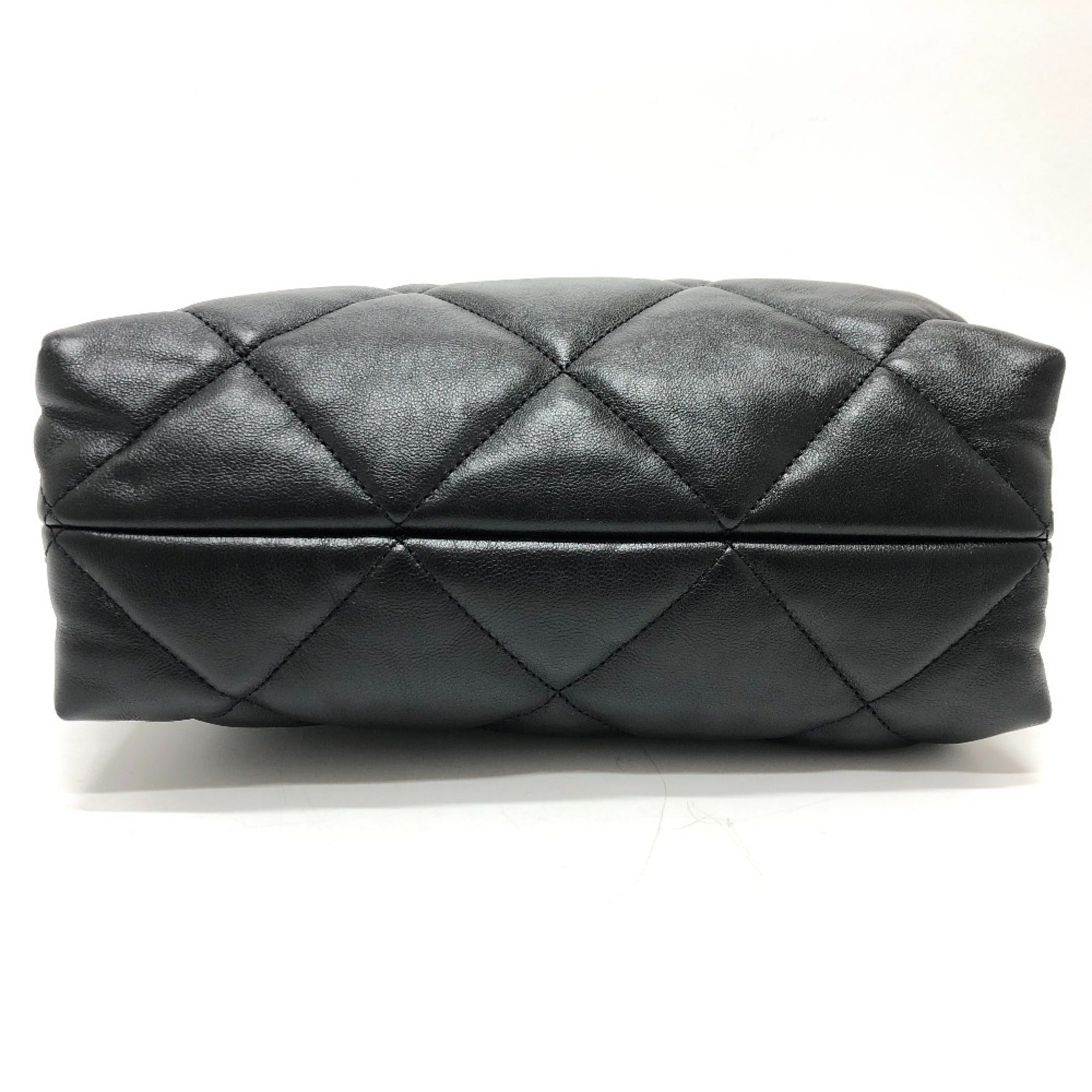 Chanel Black Leather Shoulder Bag