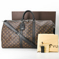 Louis Vuitton Brown Monogram Macassar Monogram Boston Bag