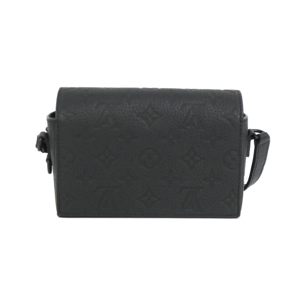 Louis Vuitton Black Leather Shoulder Bag