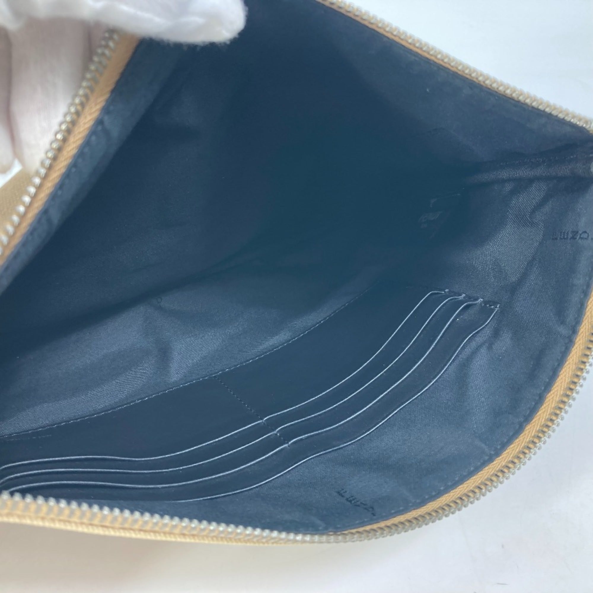 Fendi Beige Cloth Clutch Bag
