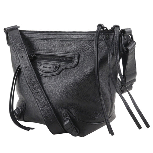Balenciaga Black Leather Shoulder