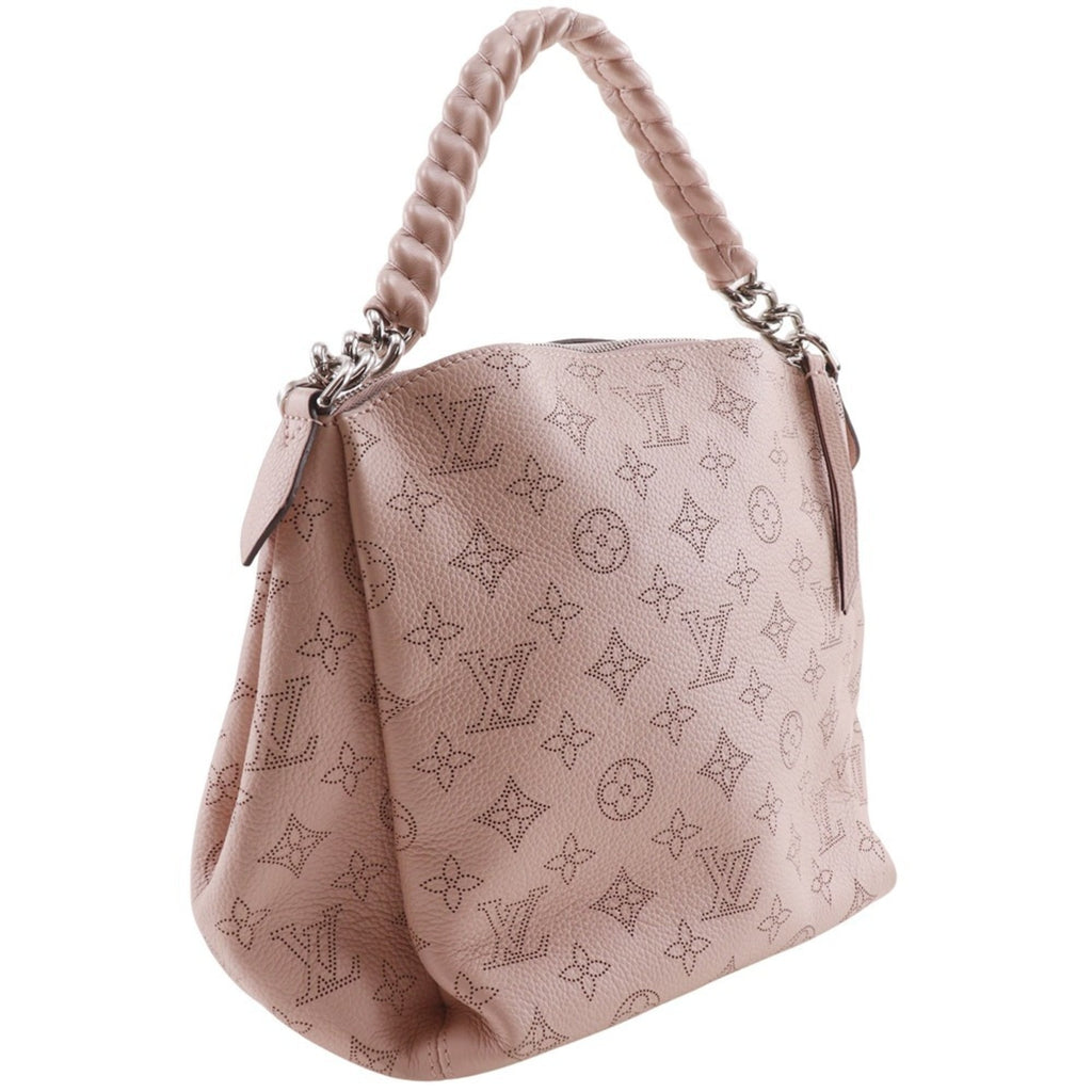 Louis Vuitton Magnolia Pink Mahina Leather Monogram Shoulder Bag