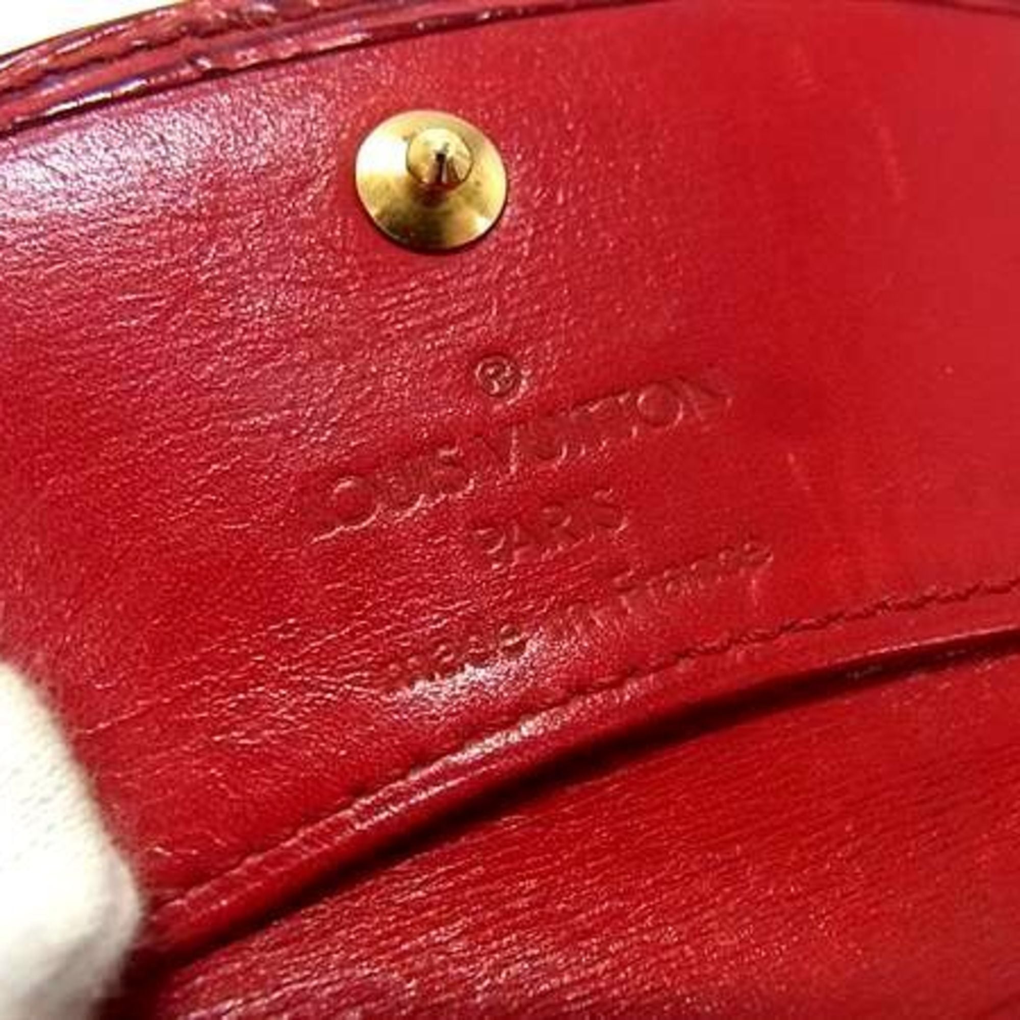 Louis Vuitton Epi Castilian Red Epi Leather Coin Purse/Coin Case