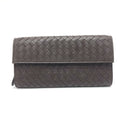 Bottega Veneta Brown Leather Long Wallet (Bi-Fold)
