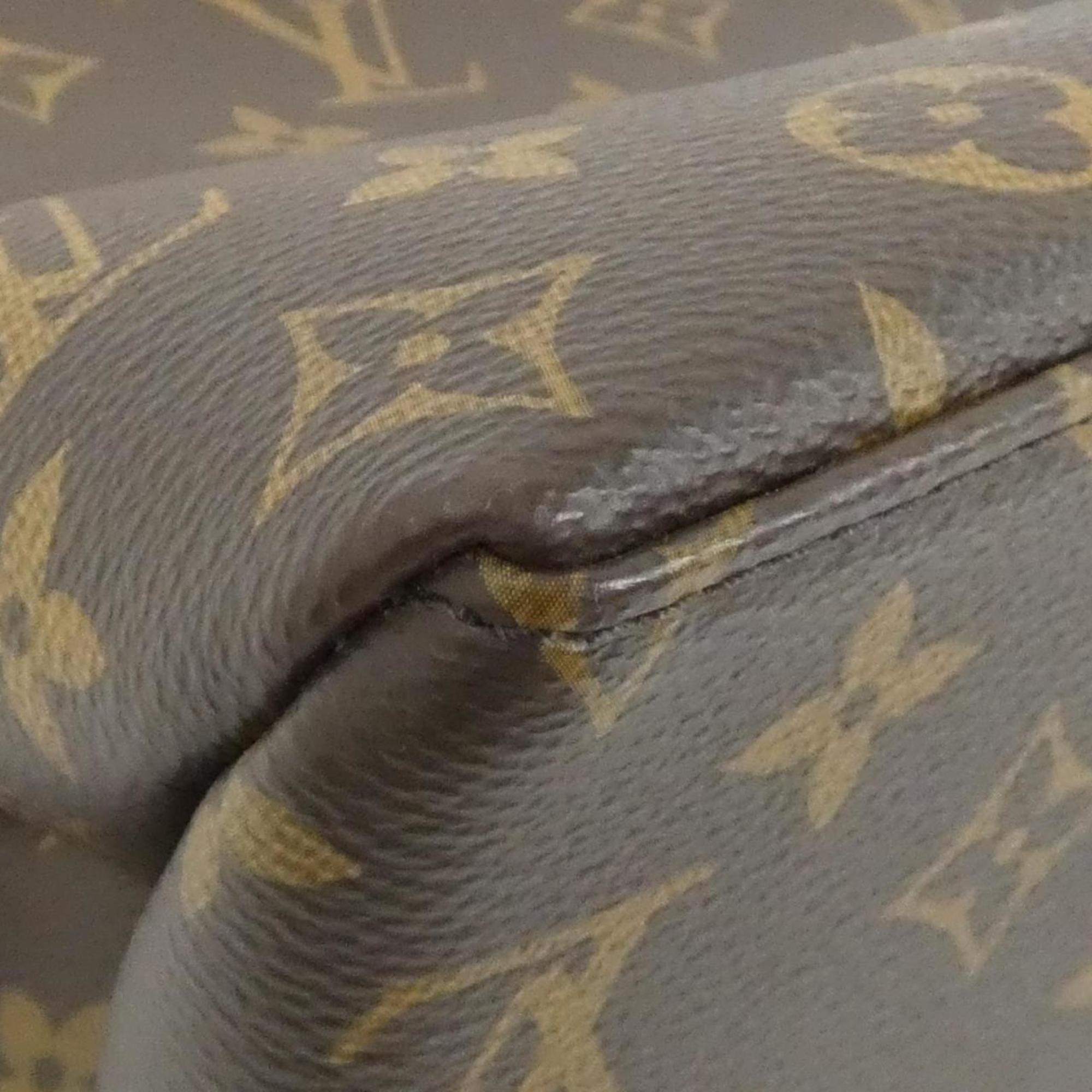 Louis Vuitton Marron Coated Canvas Handbag