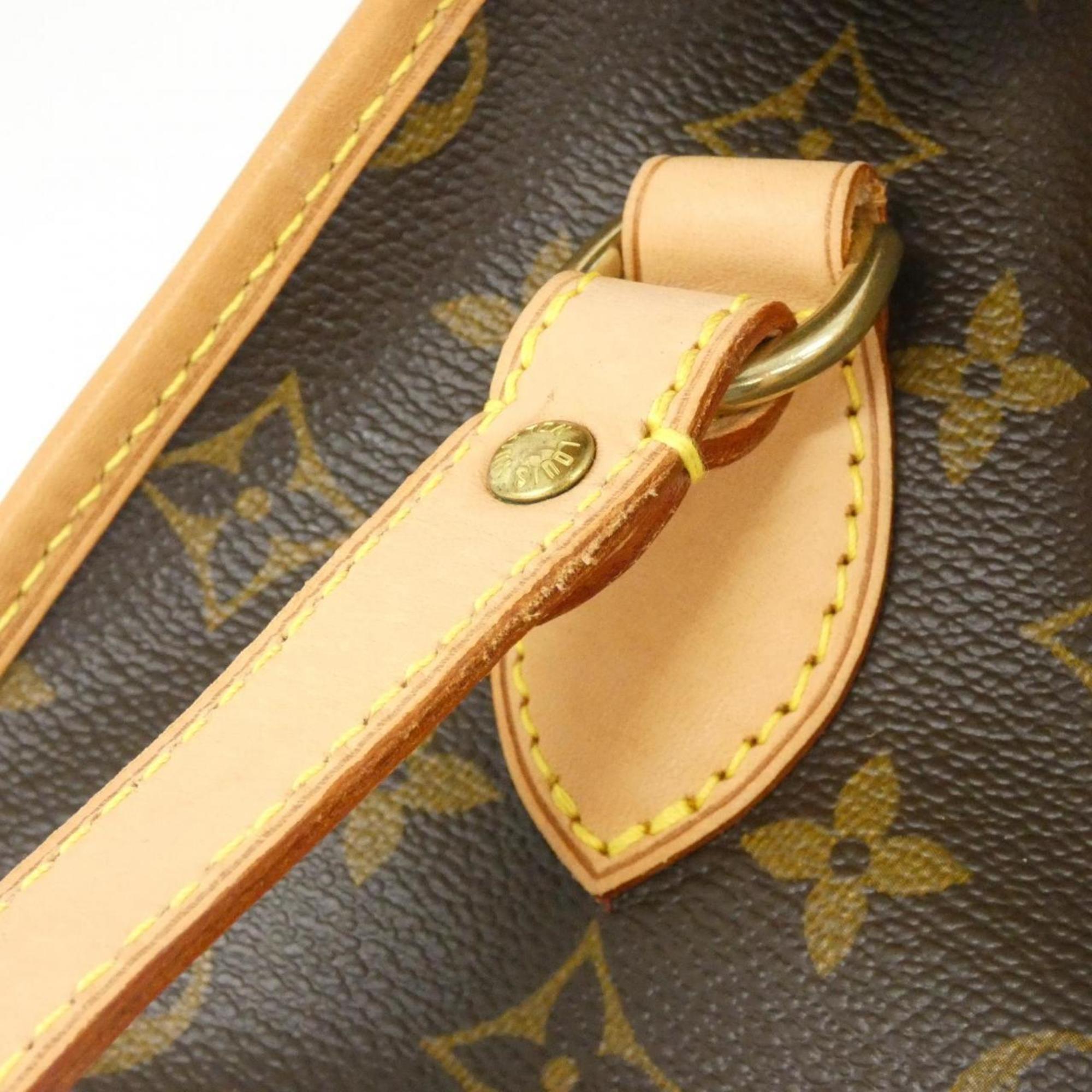 Louis Vuitton Marron Coated Canvas Shoulder Bag