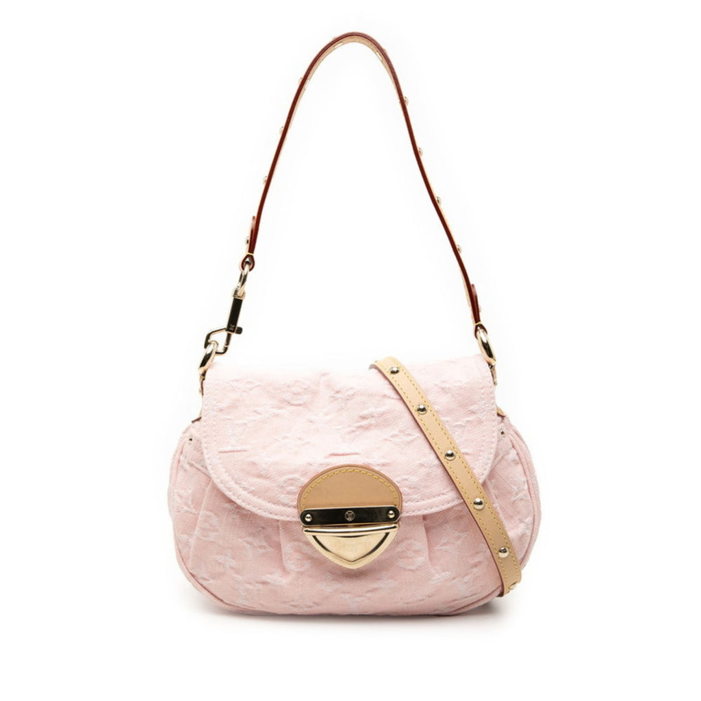 Louis Vuitton Pink Denim Shoulder Bag
