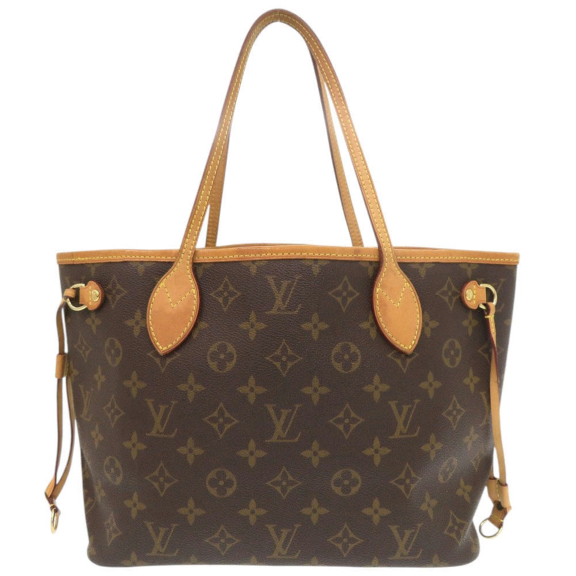 Louis Vuitton Beige Monogram Canvas Tote Bag