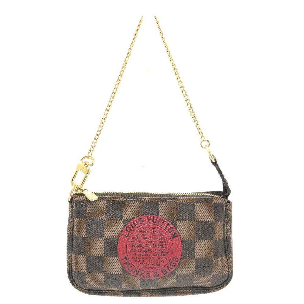 Louis Vuitton Brown Ebene Damier Canvas Pochette Pouch