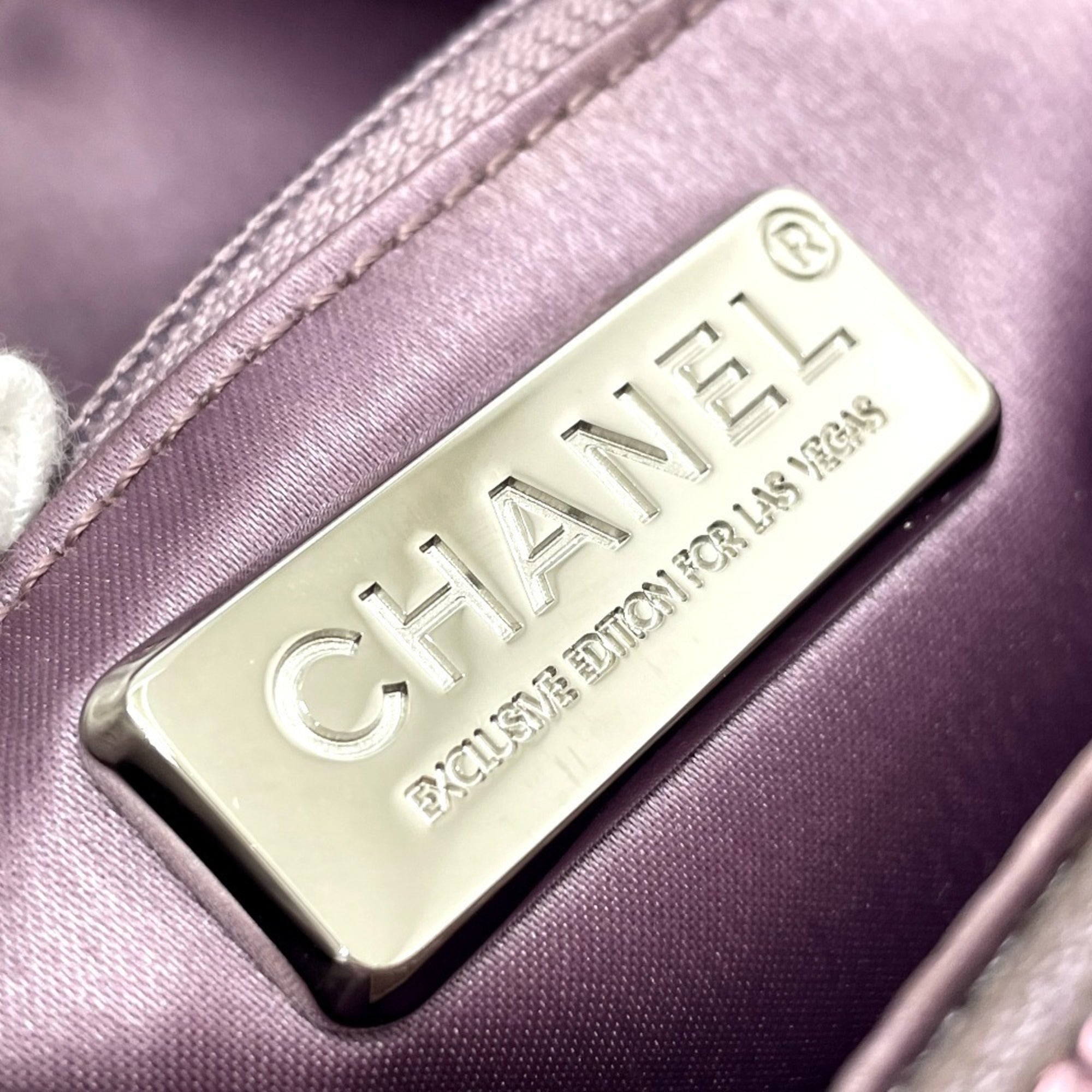 Chanel Pink Suede Shoulder Bag