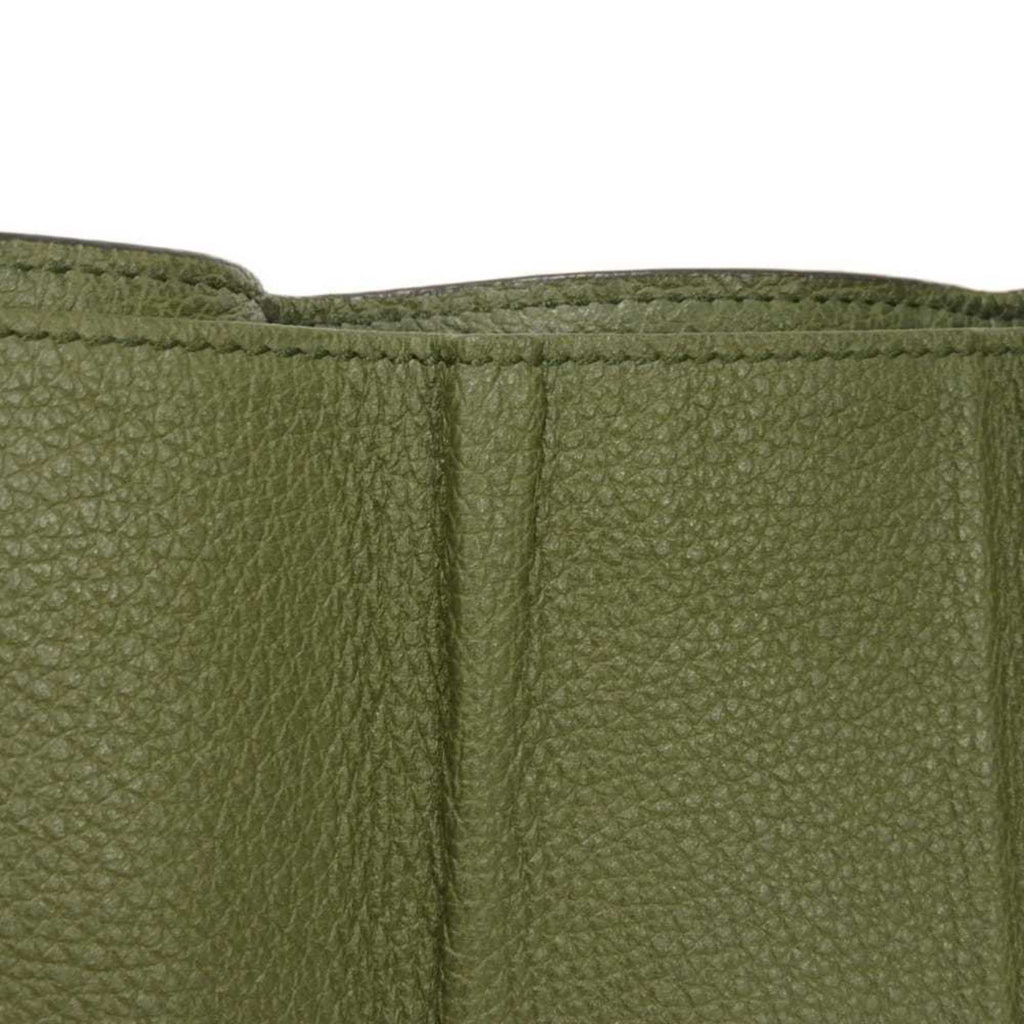 Gucci Khaki Leather Wallet (Tri-Fold) (Pre-Owned)
