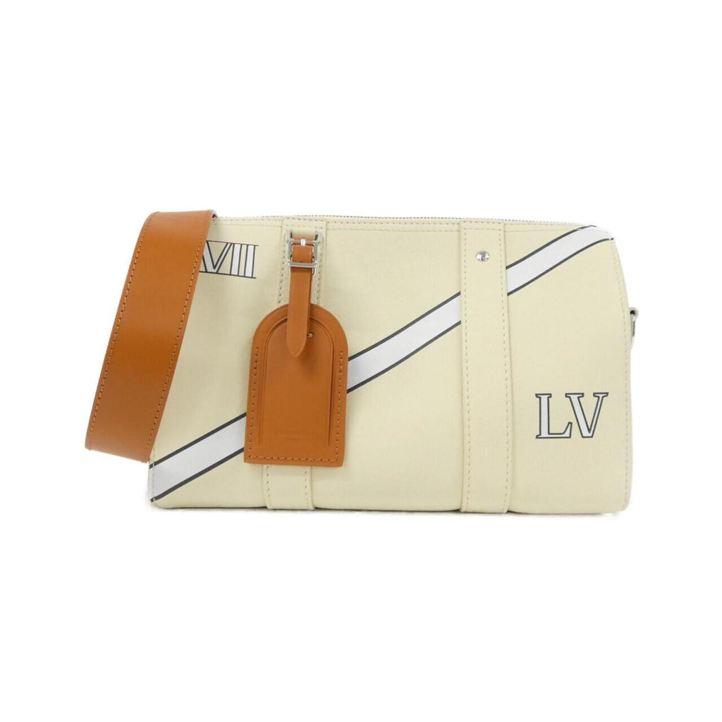 Louis Vuitton Beige Leather Shoulder Bag