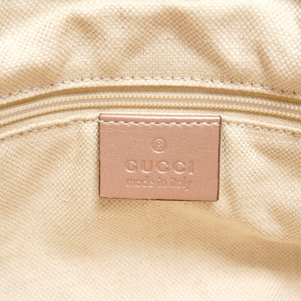 Gucci Sukey Pink Micro Gg Leather Shoulder Bag (Pre-Owned)
