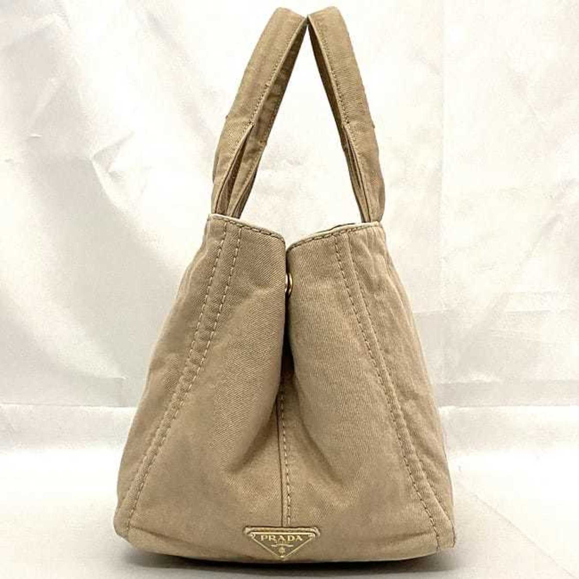 Prada Beige Canapa Handbag Tote Bag