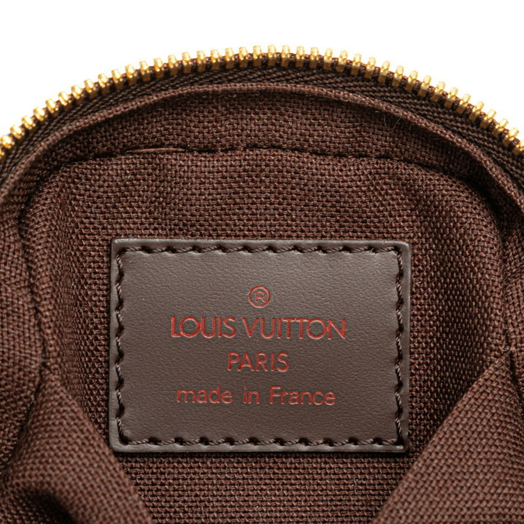 Louis Vuitton Brown Pvc Leather Shoulder Bag