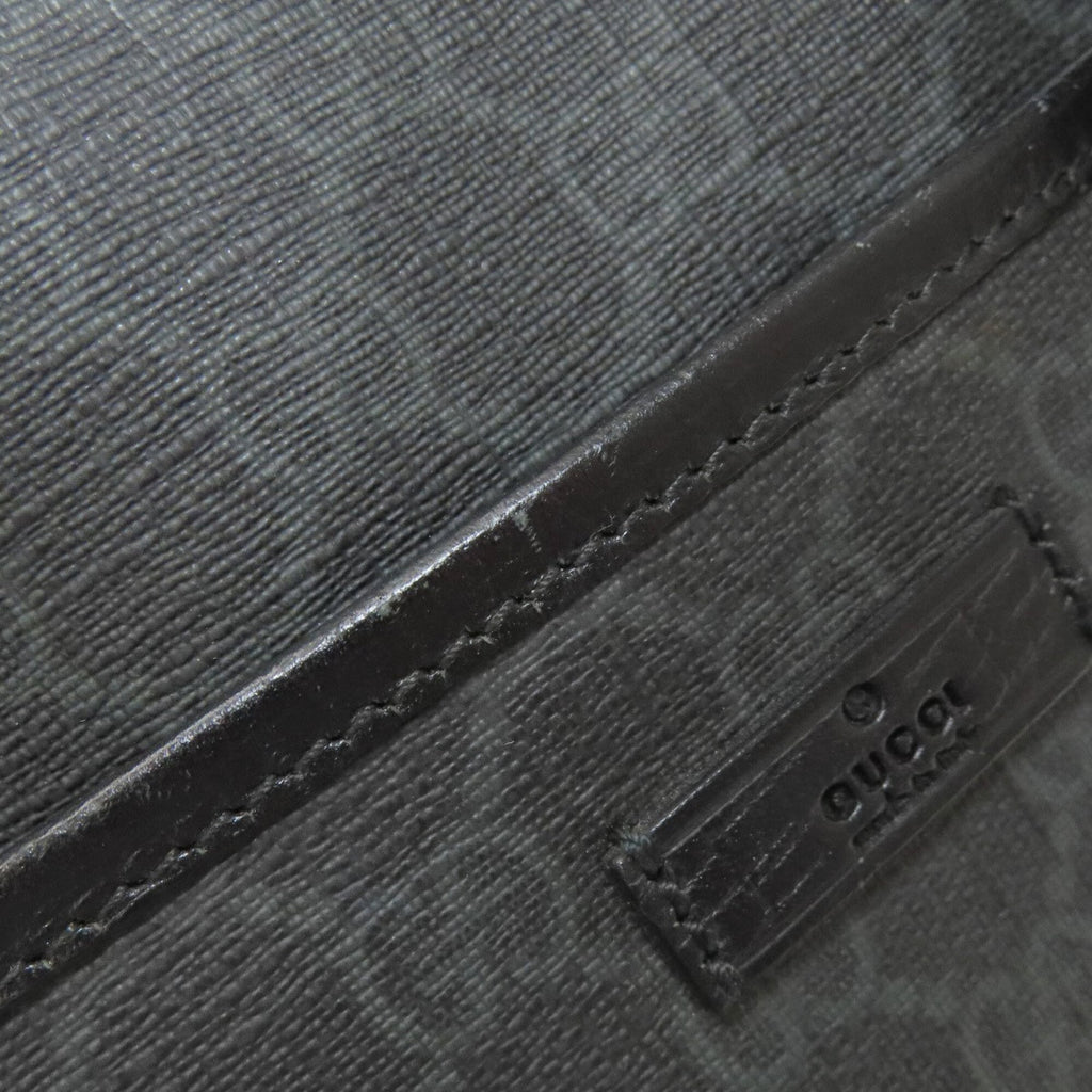 Gucci Black Gg Supreme Shoulder Bag (Pre-Owned)