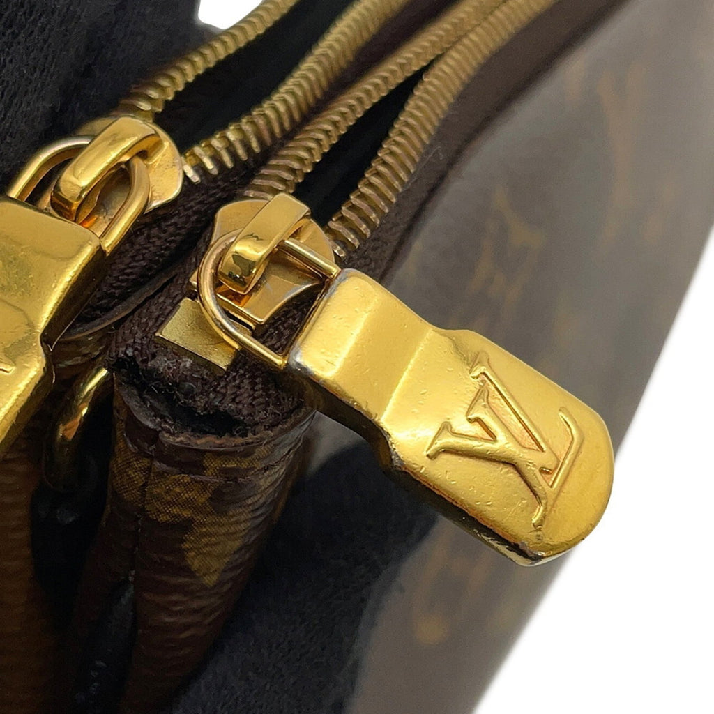 Louis Vuitton Noir Monogram Pochette Shoulder Bag