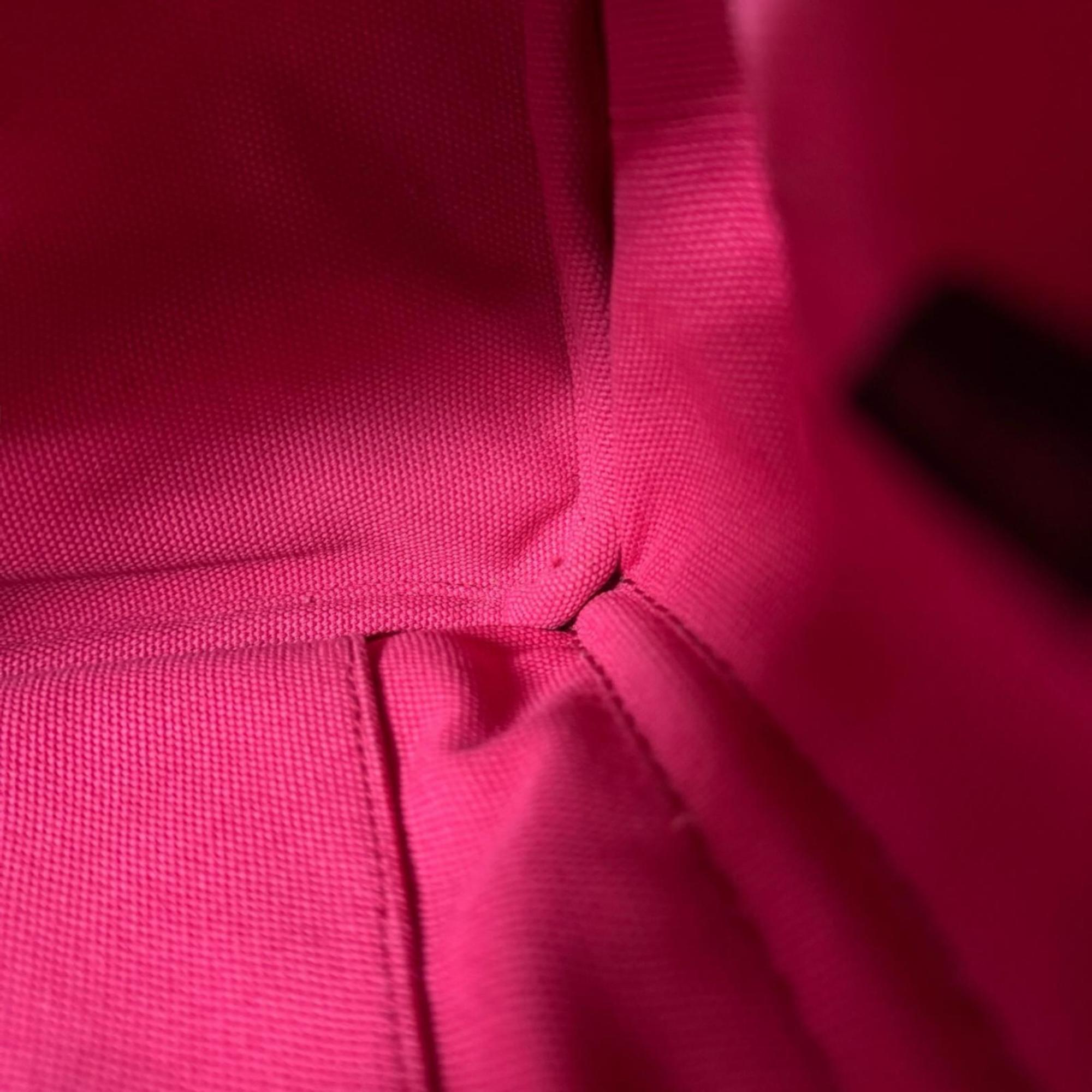 Prada Pink Canvas Shoulder Bag