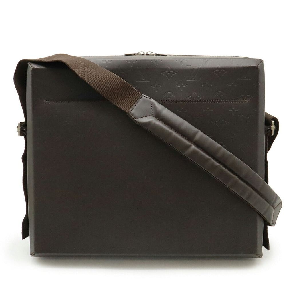 Louis Vuitton Brown Coffee Dark Brown Leather Shoulder Bag
