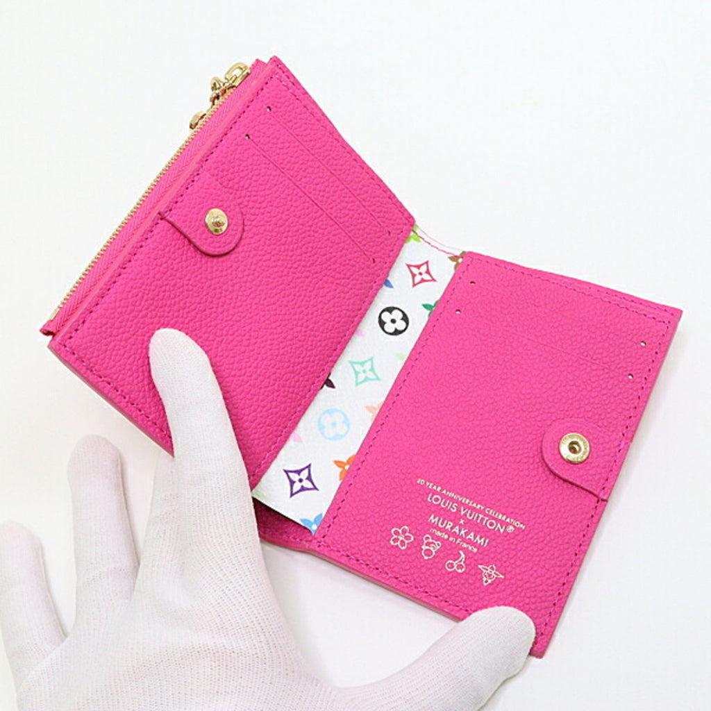 Louis Vuitton Pink Gold Monogram Empreinte Monogram Canvas Leather Coin Purse/Coin Case