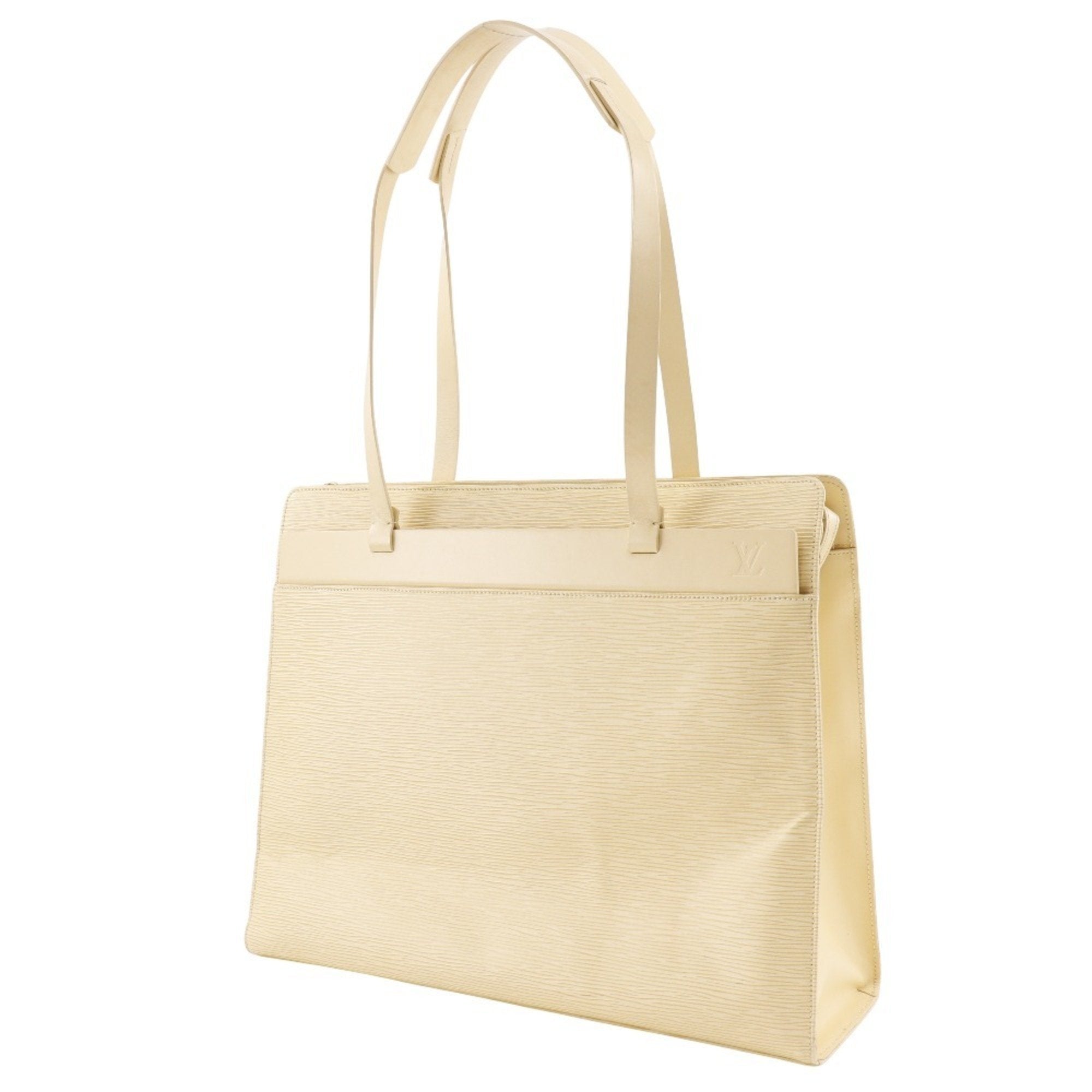Louis Vuitton Cream Epi Leather Tote Bag