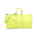 Louis Vuitton Yellow Coated Canvas Leather Handbag