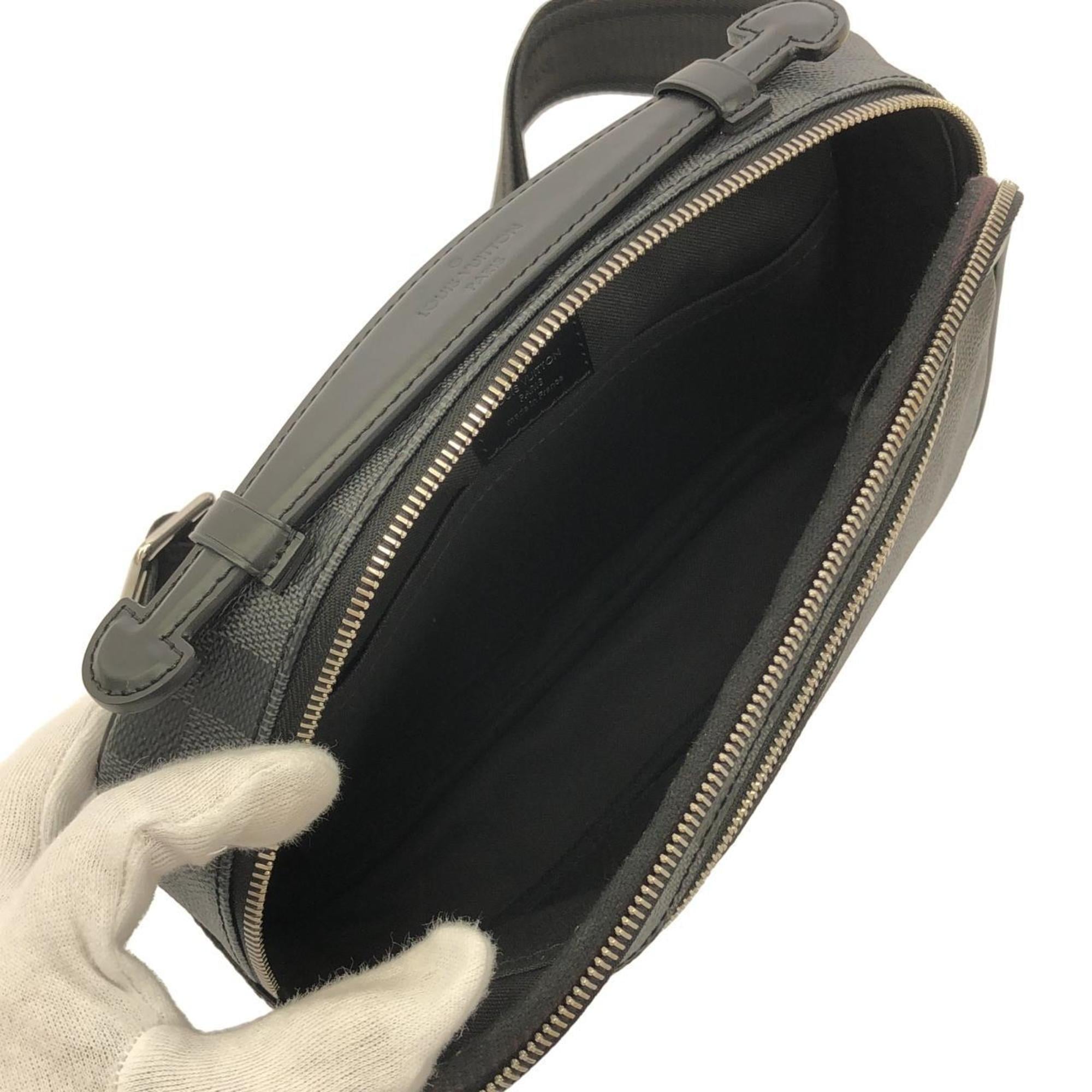 Louis Vuitton Graphite Coated Canvas Shoulder Bag