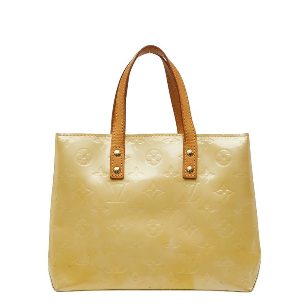 Louis Vuitton Beige Patent Leather Handbag
