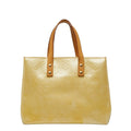 Louis Vuitton Beige Patent Leather Handbag