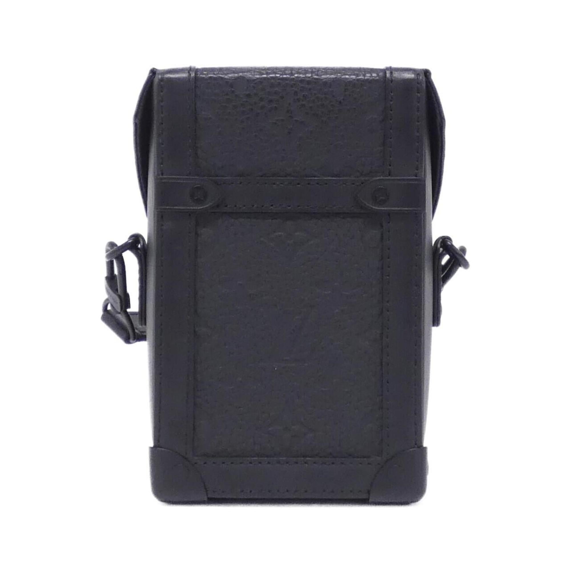 Louis Vuitton Black Leather Shoulder Bag
