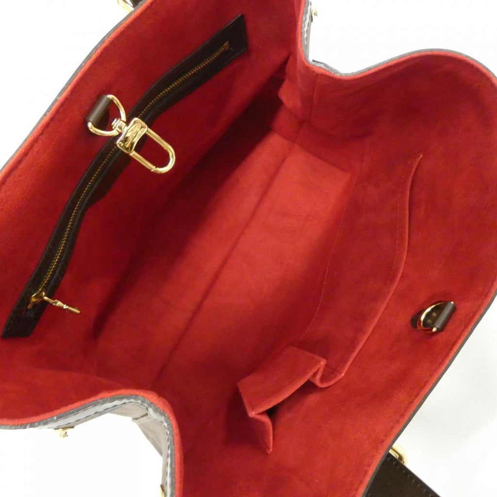 Louis Vuitton Brown Coated Canvas Handbag