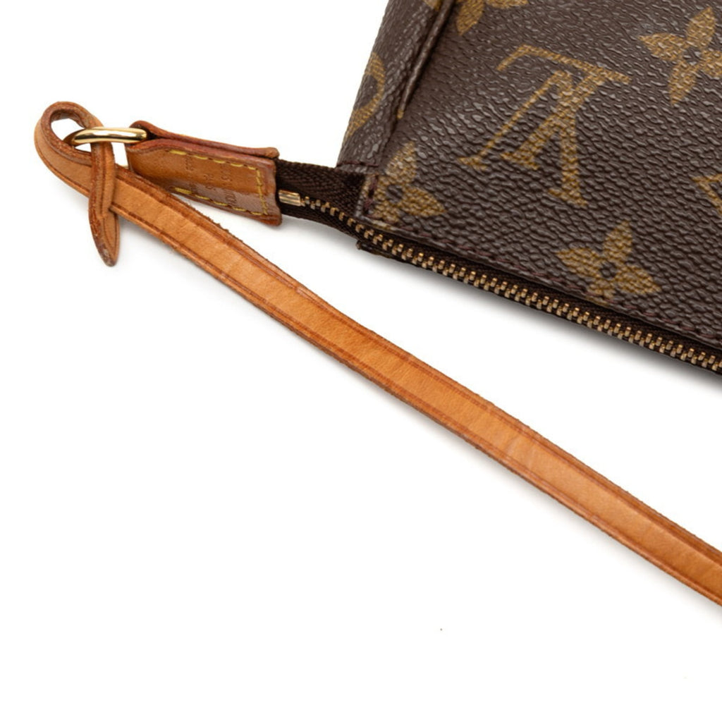 Louis Vuitton Brown Monogram Pvc Leather Pochette Shoulder Bag