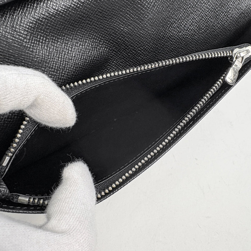 Louis Vuitton Black Damier Graphite Long Wallet