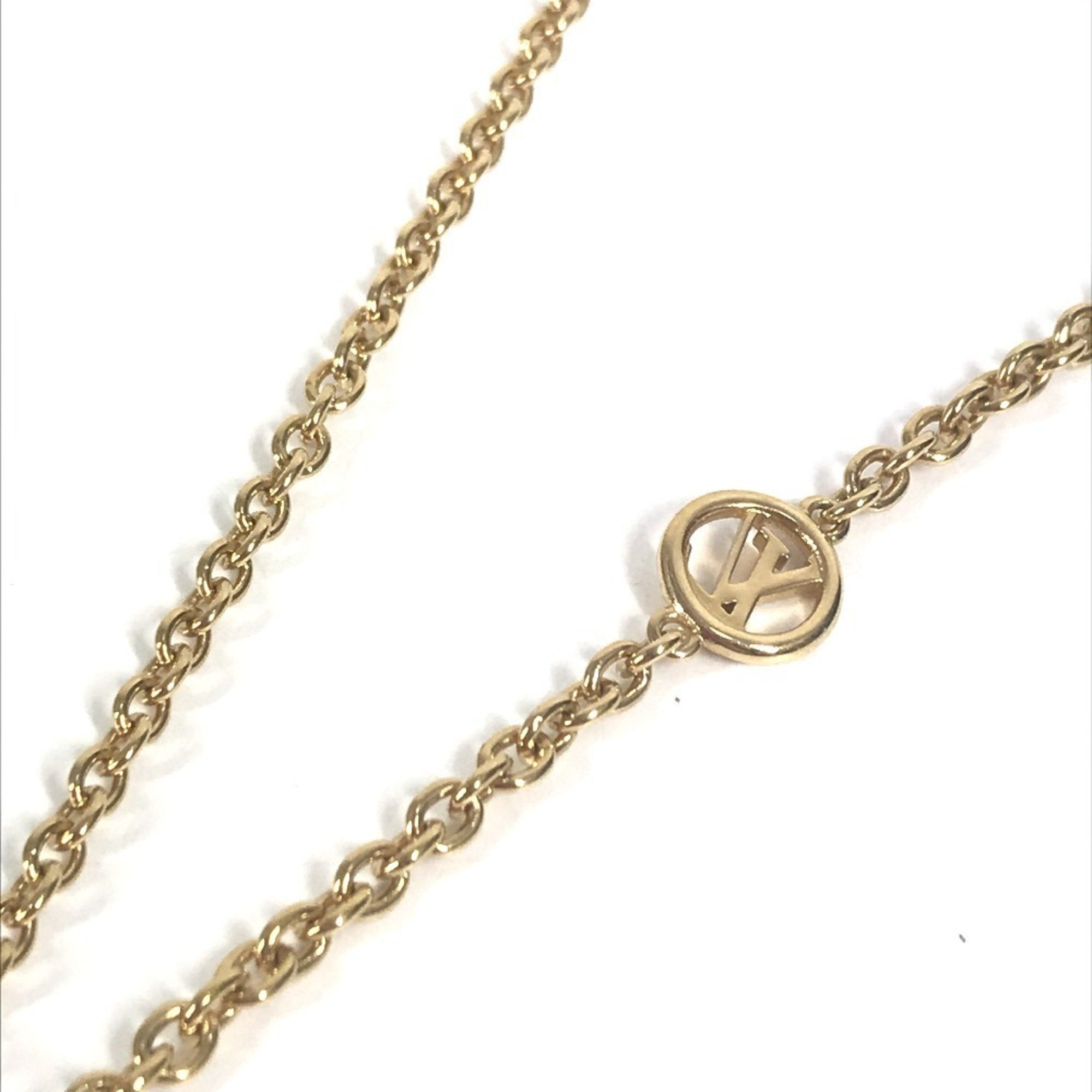 Louis Vuitton Gold Multi-Color Metal Necklace