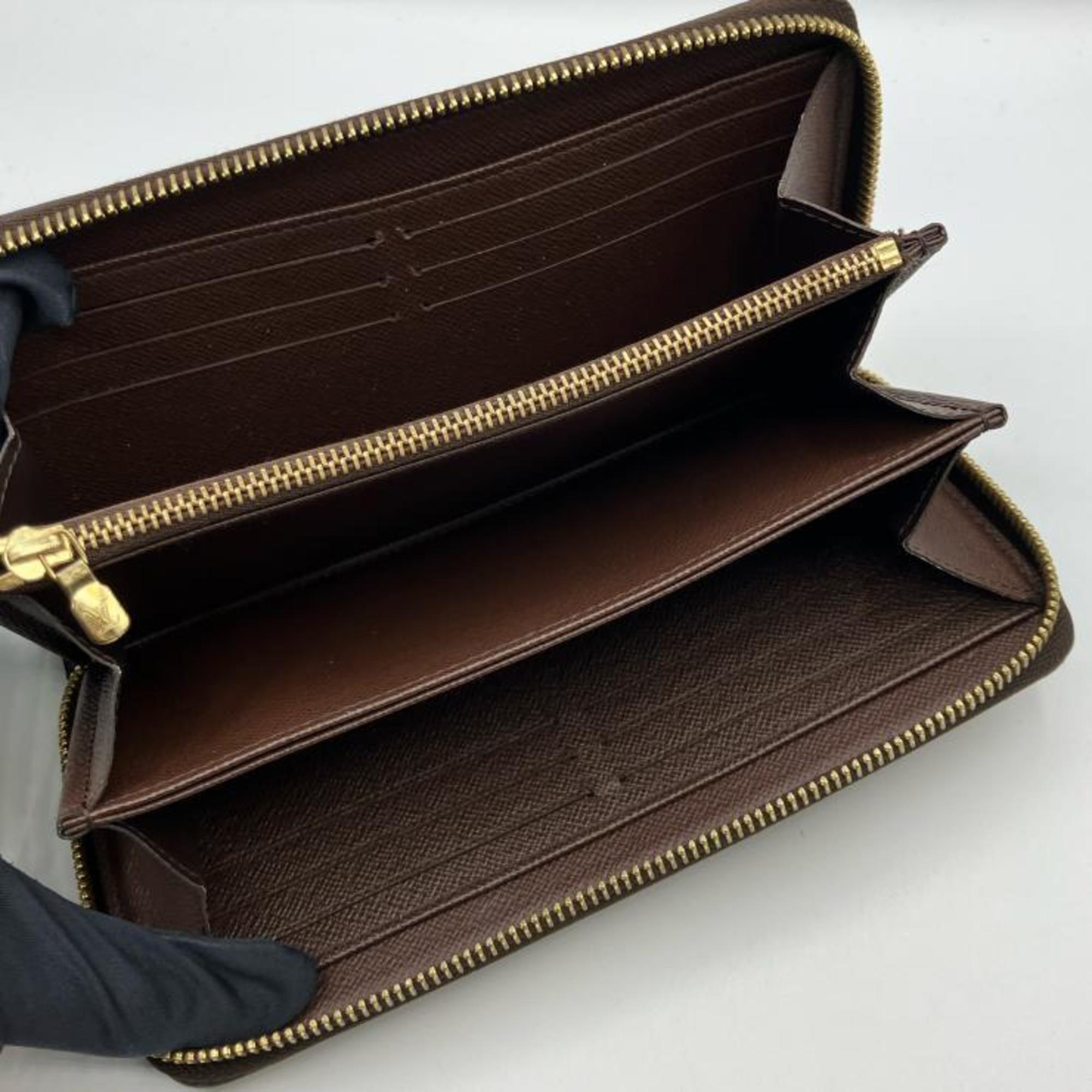 Louis Vuitton Brown Damier Canvas Damier Canvas Long Wallet