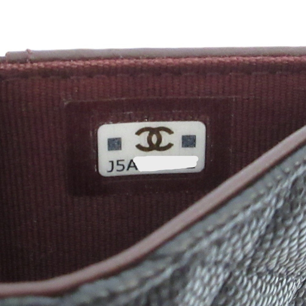Chanel Black Card Wallet