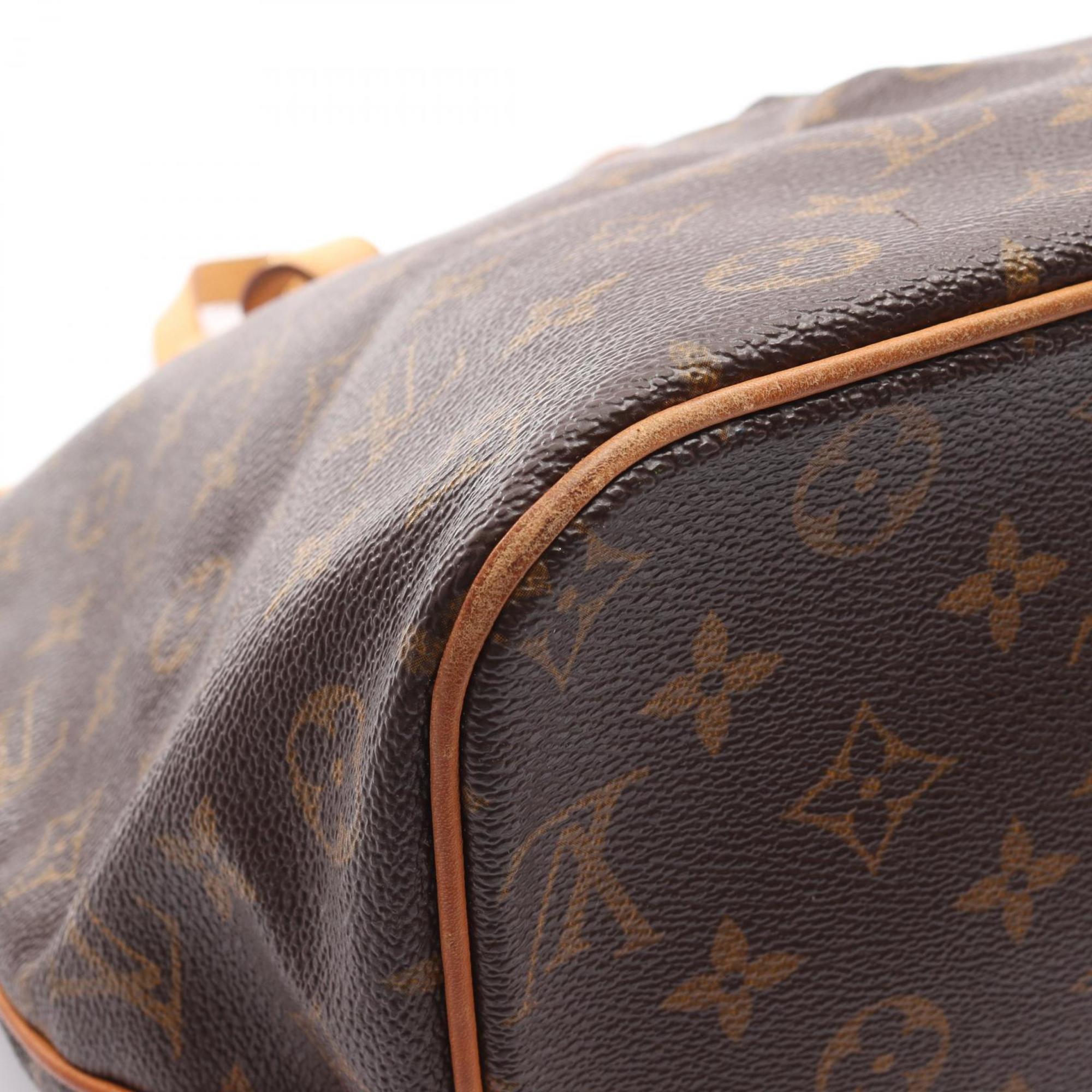 Louis Vuitton Brown Pvc Coated Canvas Leather Shoulder Bag