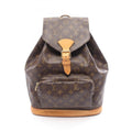 Louis Vuitton Brown Pvc Coated Canvas Monogram Leather Backpack