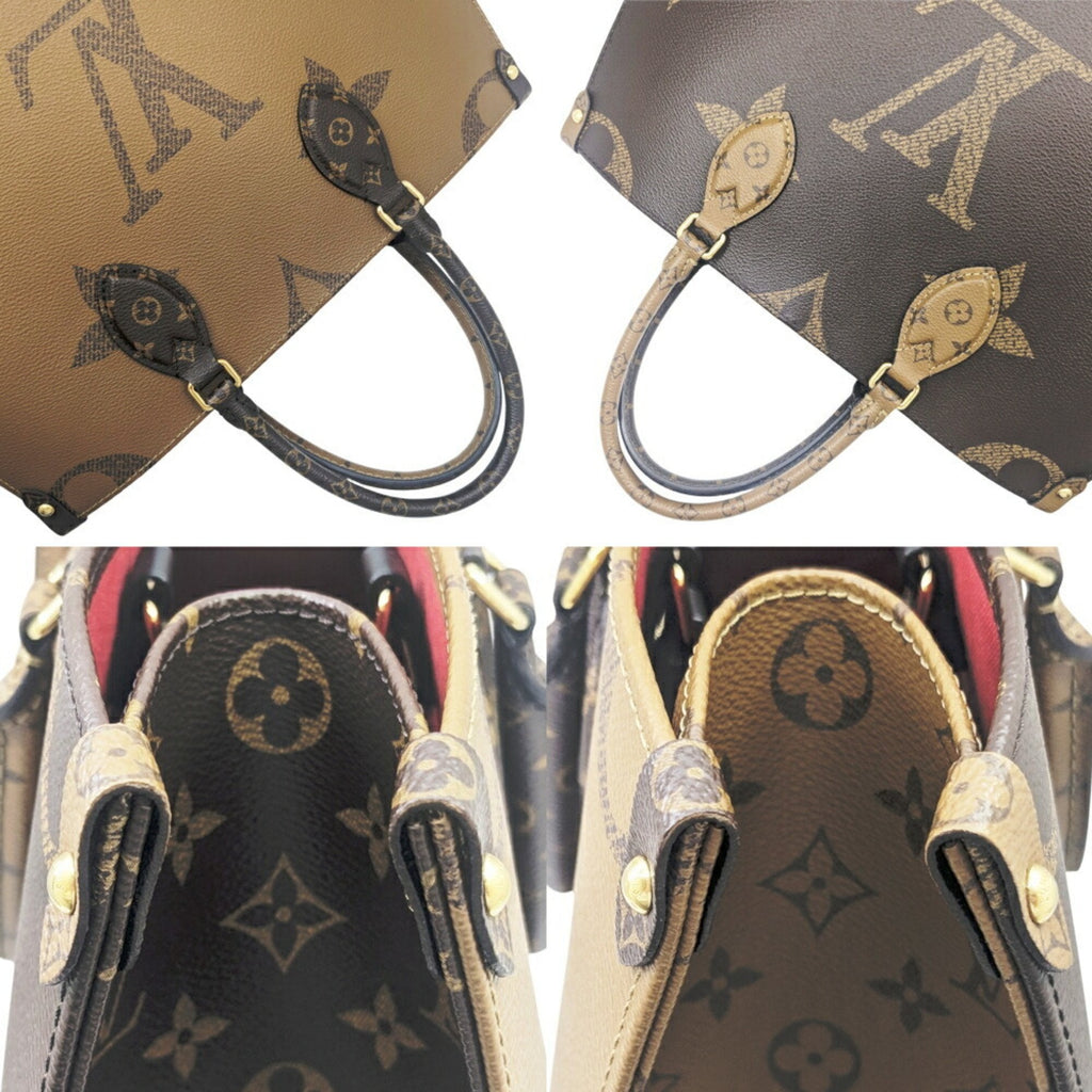 Louis Vuitton Brown Monogram Monogram Reverse Monogram Reverse Monogram Handbag Shoulder Bag Tote Bag