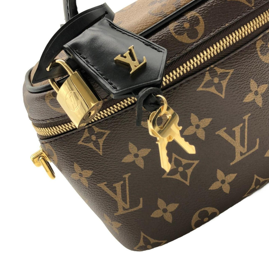 Louis Vuitton Marron Coated Canvas Handbag