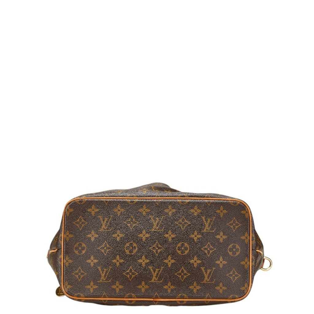 Louis Vuitton Brown Pvc Leather Handbag Shoulder Bag