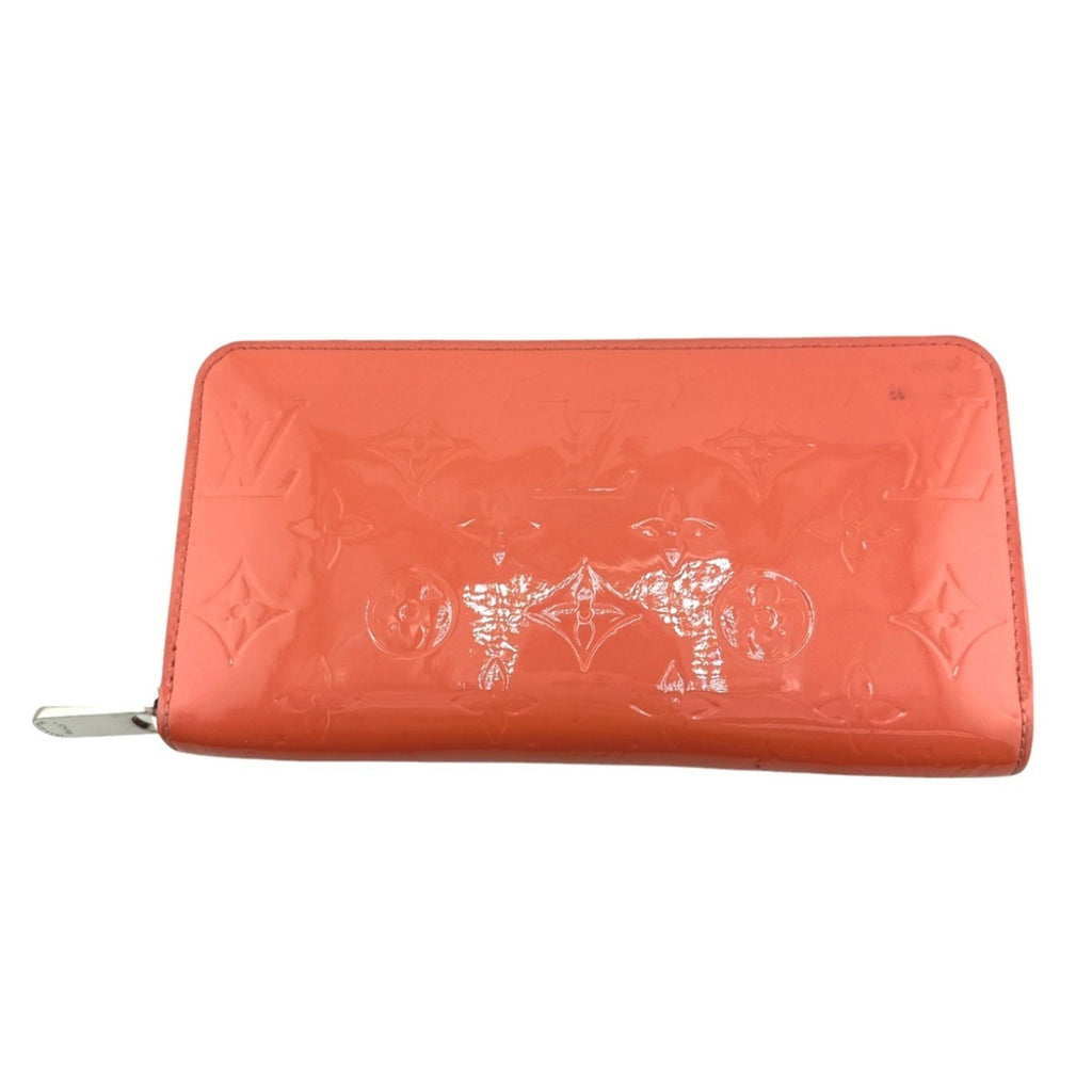 Louis Vuitton Monogram Vernis Rose Litchi Monogram Vernis Long Wallet