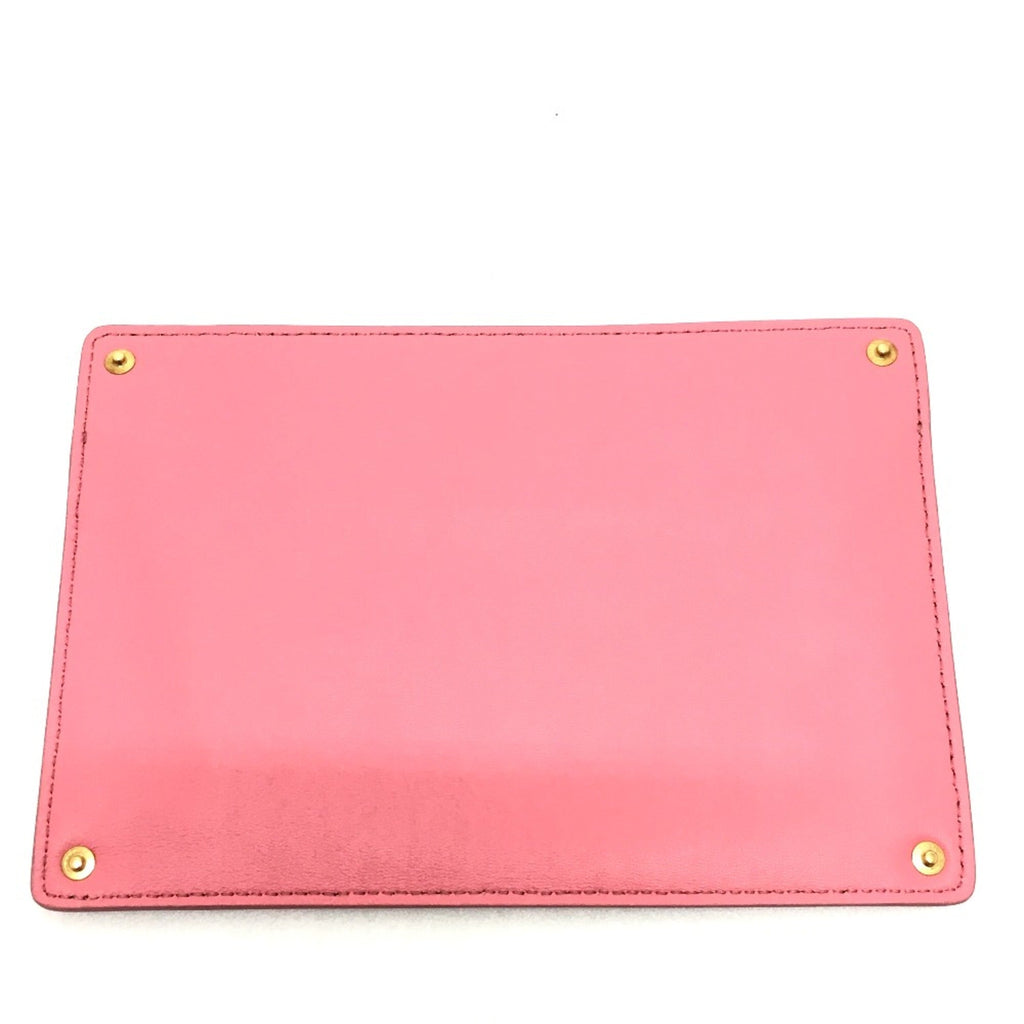 Fendi Pink Leather Pouch
