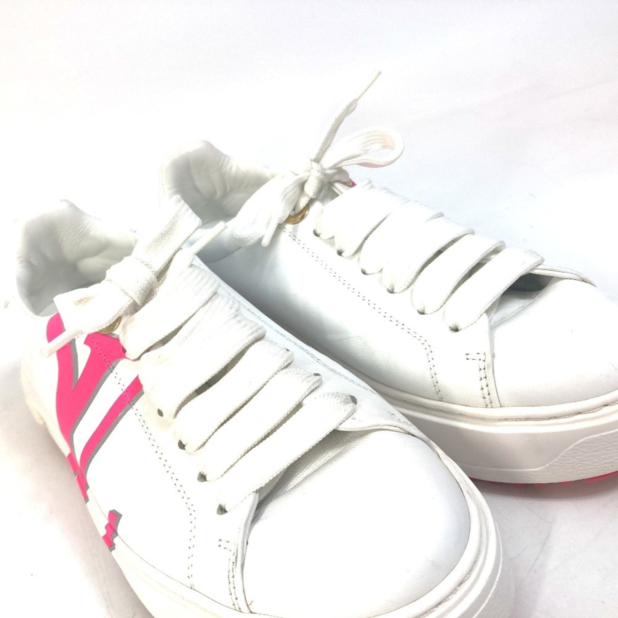 Louis Vuitton Pink White Sneakers