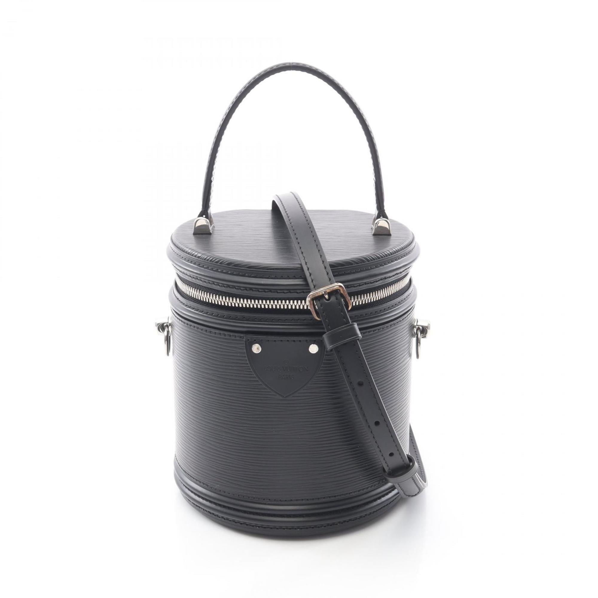 Louis Vuitton Black Epi Leather Handbag